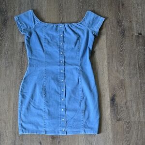 Blue Denim Dress